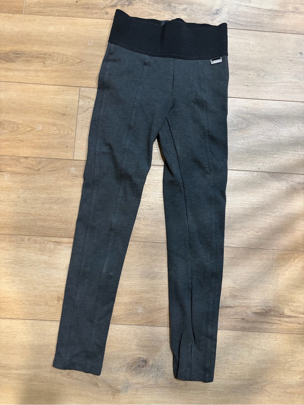 Calvin Klein Black Knit Ponte Leggings
